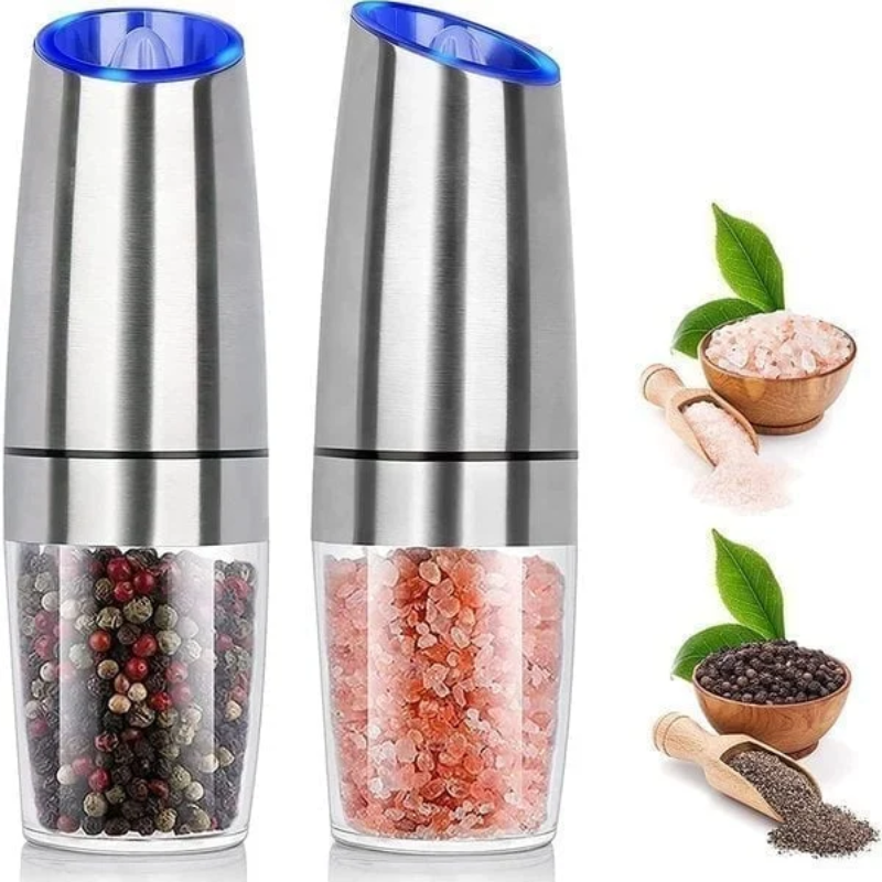 Automatic Electric Gravity Induction Salt and Pepper Grinder